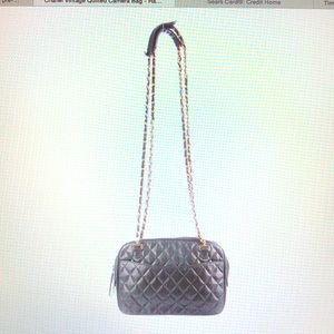 Chanel Vintage Quilted Camera Bag